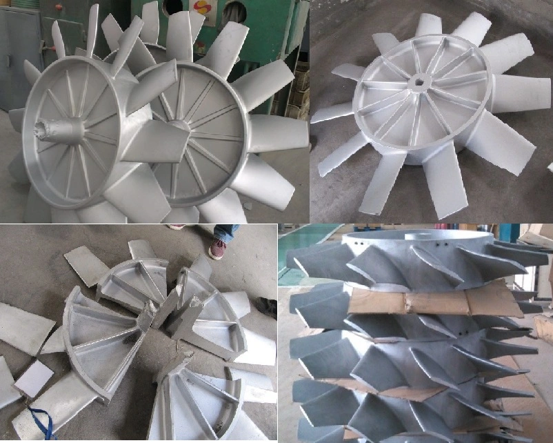 Aluminum Alloy Die Casting Axial Fan Impeller Blade